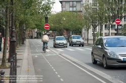 Viennaslide-05390015 Paris, Radweg - Paris, Bicycle Lane