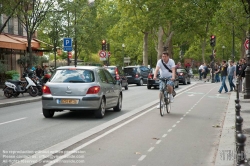 Viennaslide-05390016 Paris, Radweg - Paris, Bicycle Lane