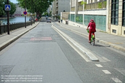 Viennaslide-05390027 Paris, geschützter Radweg - Paris, Protected Bike Lane