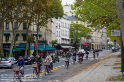 Viennaslide-05390051 Paris, Quai de la Tournelle, Radweg