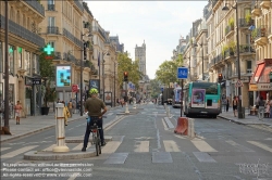 Viennaslide-05390071 Paris, verkehrsberuhigte Rue Rivoli // Paris, Rue Rivoli, Traffic-Calmed