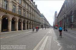 Viennaslide-05390073 Paris, verkehrsberuhigte Rue Rivoli // Paris, Rue Rivoli, Traffic-Calmed