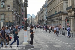 Viennaslide-05390088 Paris, Rue Rivoli, Fahrradverkehr // Paris, Rue Rivoli, Bicycle Traffic