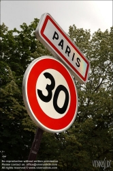 Viennaslide-05390112 Paris, Geschwindigkeitsbeschränkung auf 30 km/h // Paris, Speed Restriction 30 km/h