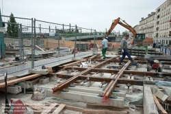 Viennaslide-05391011 Paris, Straßenbahnbaustelle in Saint-Denis - Paris, Tramway Construction in Saint-Denis