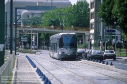 Viennaslide-05391105 Paris, moderne Straßenbahn T1 - Paris, Modern Tramway T1