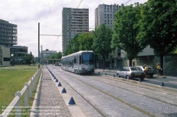 Viennaslide-05391106 Paris, moderne Straßenbahn T1 - Paris, Modern Tramway T1