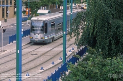 Viennaslide-05391110 Paris, moderne Straßenbahn T1 - Paris, Modern Tramway T1