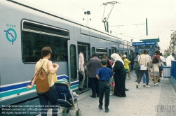 Viennaslide-05391125 Paris, moderne Straßenbahn T1 - Paris, Modern Tramway T1