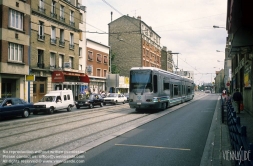 Viennaslide-05391129 Paris, moderne Straßenbahn T1 - Paris, Modern Tramway T1