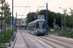Viennaslide-05391132 Paris, moderne Straßenbahn T1 - Paris, Modern Tramway T1