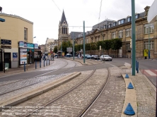 Viennaslide-05391165 Paris, Tramway T1, Gleisarbeiten