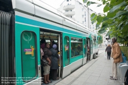 Viennaslide-05391234 Paris, Straßenbahn T1 in Saint-Denis - Paris, Tramway T1 in Saint-Denis