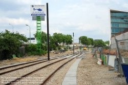 Viennaslide-05392022 Paris, Tramway T2, Baustelle - Paris, Tramway T2, Construction Site