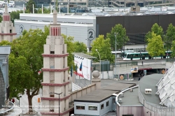 Viennaslide-05392214 Paris, Straßenbahn, Porte de Versailles - Paris, Tramway, Porte de Versailles