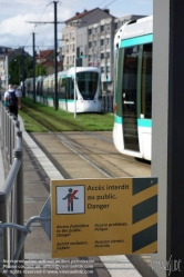 Viennaslide-05392246 Paris, Tramway Linie T2, Pont de Bezons