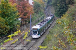 Viennaslide-05392262 Paris, moderne Straßenbahnlinie T2 in Meudon