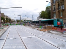 Viennaslide-05393008 Paris, Bau der Tramway Linie T3 - Paris, Construction of Modern Tramway Line T3