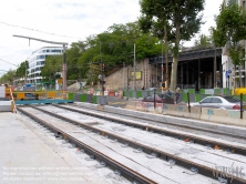 Viennaslide-05393011 Paris, Bau der Tramway Linie T3 - Paris, Construction of Modern Tramway Line T3