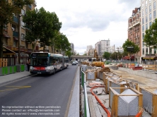 Viennaslide-05393038 Paris, Bau der Tramway Linie T3 - Paris, Construction of Modern Tramway Line T3