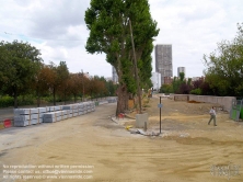 Viennaslide-05393050 Paris, Bau der Tramway Linie T3 - Paris, Construction of Modern Tramway Line T3