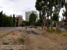 Viennaslide-05393052 Paris, Bau der Tramway Linie T3 - Paris, Construction of Modern Tramway Line T3