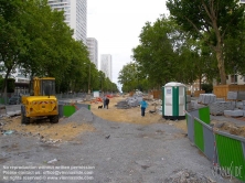 Viennaslide-05393061 Paris, Bau der Tramway Linie T3 - Paris, Construction of Modern Tramway Line T3