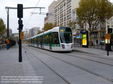 Viennaslide-05393128 Paris, moderne Tramway T3 - Paris, Modern Tramway T3