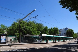 Viennaslide-05393224 Paris, moderne Tramway T3 - Paris, Modern Tramway T3