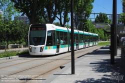 Viennaslide-05393226 Paris, moderne Tramway T3 - Paris, Modern Tramway T3