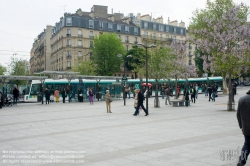 Viennaslide-05393240 Paris, moderne Tramway T3 - Paris, Modern Tramway T3