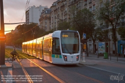 Viennaslide-05393254 Paris, Straßenbahn T3 auf den Boulevard des Maréchaux - Paris, Tramway T3 at Boulevard des Maréchaux