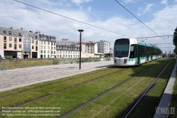 Viennaslide-05393607 Paris, moderne Tramway Linie T3bis, Canal St-Denis