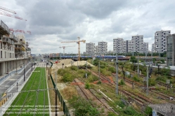 Viennaslide-05393639 Paris, moderne Tramway Linie T3bis, Rosa Parks