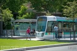 Viennaslide-05393651 Paris, moderne Straßenbahn T3 - Paris, modern Tramway T3