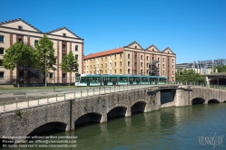 Viennaslide-05393659 Paris, Canal de Saint-Denis, Quai de la Gironde, Straßenbahn T3