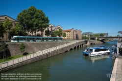 Viennaslide-05393661 Paris, Canal de Saint-Denis, Quai de la Gironde, Straßenbahn T3