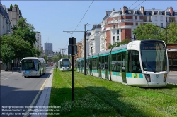 Viennaslide-05393669 Paris, moderne Straßenbahnlinie T3, PC Bd Berthier // Paris, modern Tramway Line T3, PC Bd Berthier