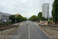 Viennaslide-05393902 Paris, moderne Tramway Linie T3bis, Porte de la Chapelle, vor dem Bau der Neubaustrecke