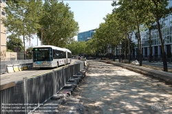 Viennaslide-05393906 Paris, moderne Straßenbahnlinie T3, Bd des Marechaux // Paris, modern Tramway Line T3, Bd des Marechaux