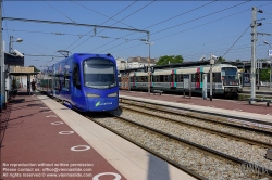 Viennaslide-05394132 Paris, moderne Straßenbahnlinie T4, Aulnay-sous-Bois // Paris, modern Tramway Line T4, Aulnay-sous-Bois