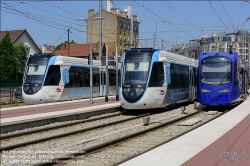 Viennaslide-05394139 Paris, moderne Straßenbahnlinie T4, Gargan  // Paris, modern Tramway Line T4, Gargan