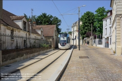 Viennaslide-05394147 Paris, moderne Straßenbahnlinie T4, Rue de l'Eglise // Paris, modern Tramway Line T4, Rue de l'Eglise