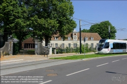 Viennaslide-05394152 Paris, moderne Straßenbahnlinie T4, Rue de l'Eglise // Paris, modern Tramway Line T4, Rue de l'Eglise