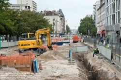 Viennaslide-05395003 Paris, Straßenbahn T5, Marché Saint-Denis - Paris, Tramway T5, Marché Saint-Denis