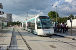 Viennaslide-05395107 Paris, Tramway, Spurbus Linie T5, Garges-Sarcelles