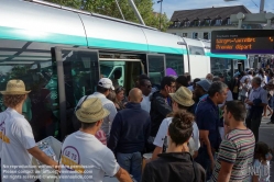 Viennaslide-05395112 Paris, Tramway, Spurbus Linie T5, Marché Saint Denis