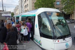 Viennaslide-05395118 Paris, Tramway, Spurbus Linie T5, Marché Saint Denis