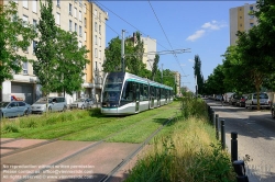 Viennaslide-05398151 Paris, St-Denis, moderne Straßenbahnlinie T8 // Paris, St-Denis, modern Tramway Line T8