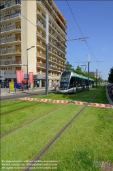 Viennaslide-05398152 Paris, St-Denis, moderne Straßenbahnlinie T8 // Paris, St-Denis, modern Tramway Line T8